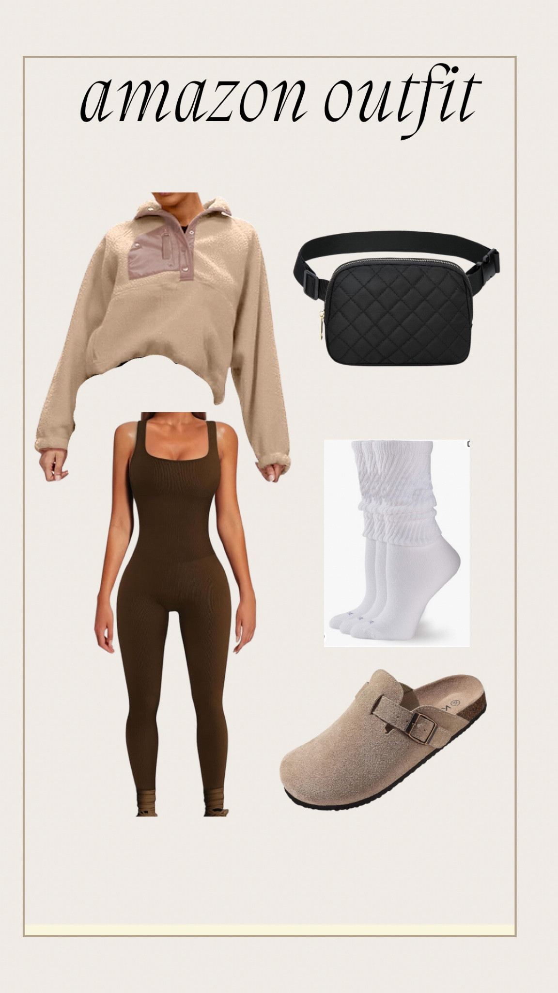 Amazon fall outfit!

Amazon fashion. Amazon fall outfit. Amazon outfit. Amazon finds. Amazon find. Amazon outfits. Amazon active. Active jumpsuit. Puffer bag. Potato shoes. 

#LTKstyletip #LTKxPrime #LTKfindsunder50