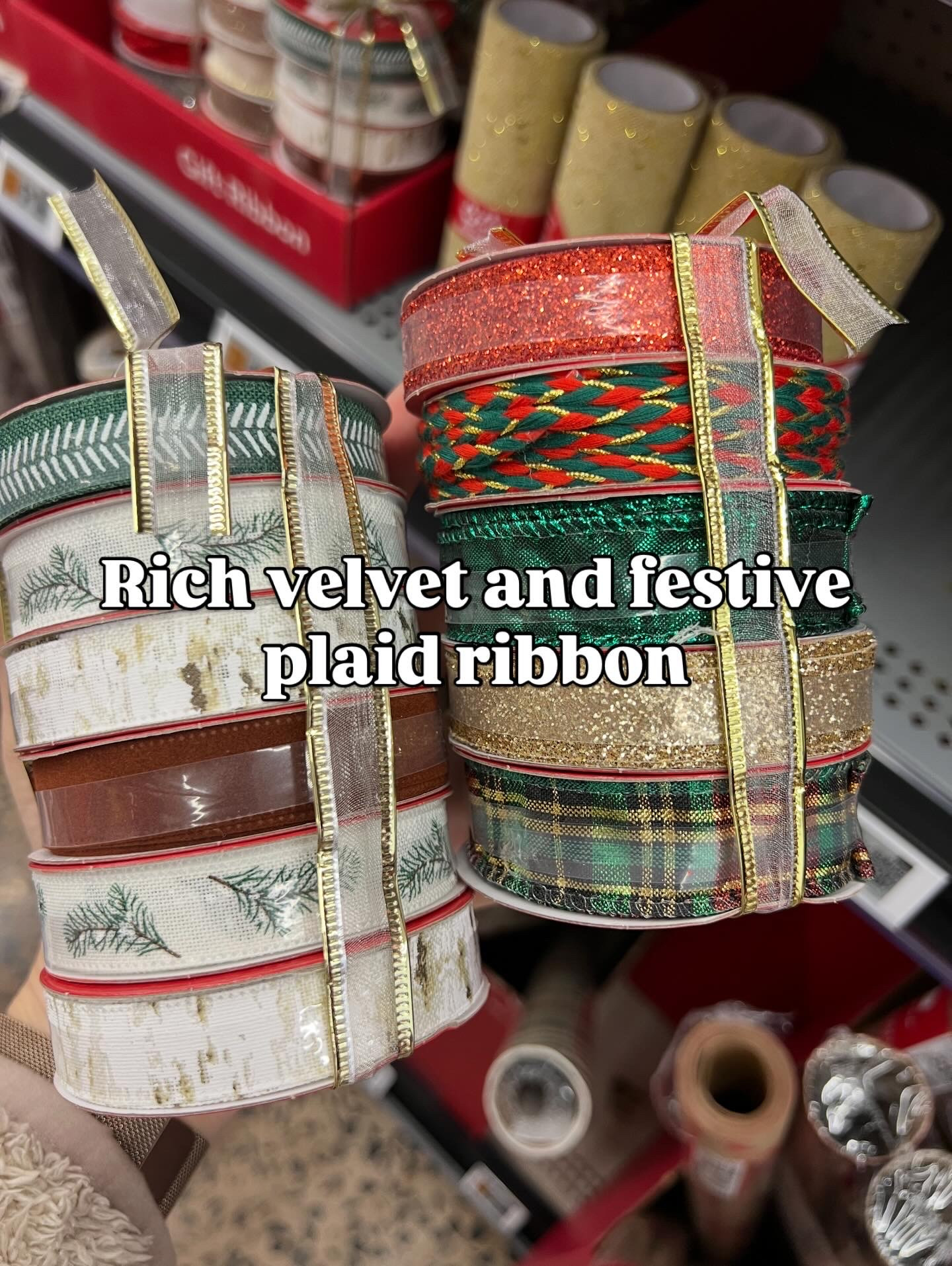 Walmarts holiday ribbon game is strong! #christmas decor wrapping gift guide

#LTKGiftGuide #LTKFindsUnder50 #LTKHoliday