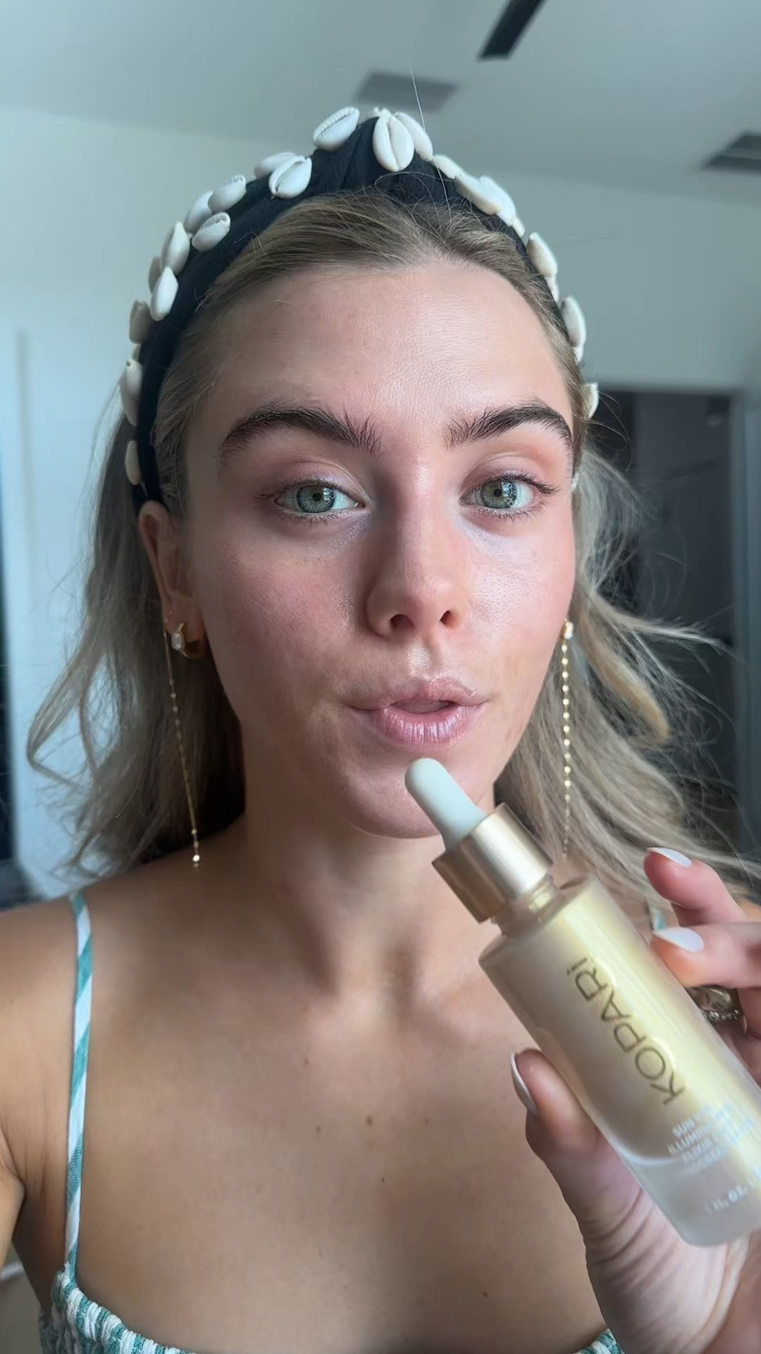 @koparibeauty Glow and protect with this radiant, daily wear SPF 38 with a silky, serum-like texture that feels weightless on skin. This hybrid formula melts into skin instantly with no white cast, no stickiness, and no pilling. This smooth, luminous finish wears beautifully on its own or as the perfect base under makeup. Designed for effortless daily use, it hydrates, helps brighten, and supports a healthy skin barrier while providing UVA/UVB protection and a subtle, refreshing melon scent.

#LTKgrwm #LTKBeauty #LTKselfcare