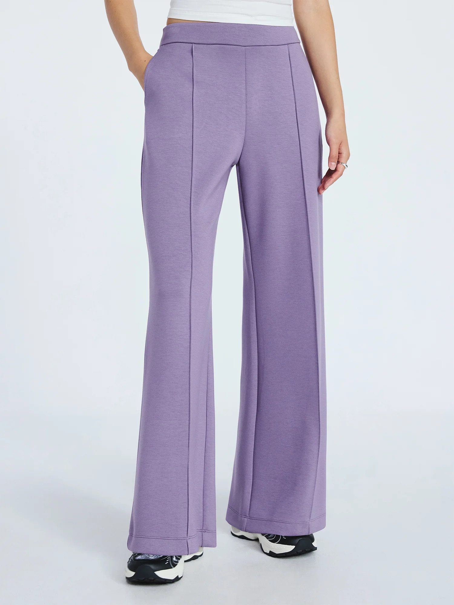 Scoop Women's and Women's Plus New Scubaknit Seamed Sweatpants, Regular and Short Lengths, Sizes ... | Walmart (US)