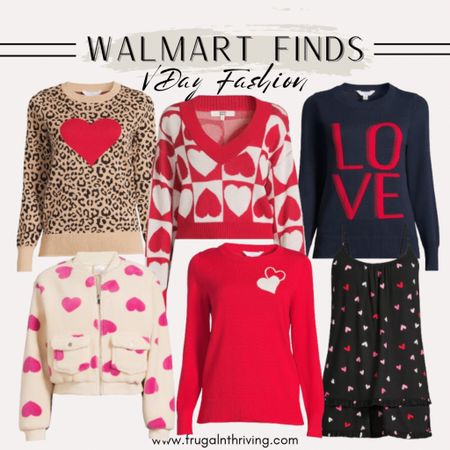 Valentine’s Day apparel from Walmart 💘

#walmart #walmartfashion #valentinesday #valentinesdayapparel 

#LTKSeasonal #LTKstyletip #LTKfindsunder50