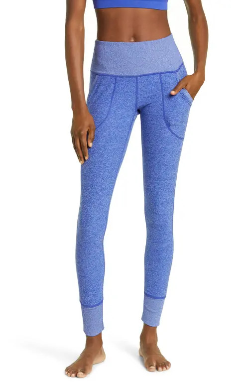 zella Restore Soft Pocket Leggings in Blue Clematis at Nordstrom, Size X-Large | Nordstrom