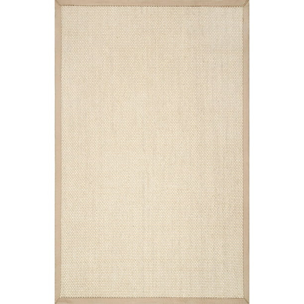 nuLOOM Elaine Natural Sisal Area Rug, 9' x 12', Chino - Walmart.com | Walmart (US)