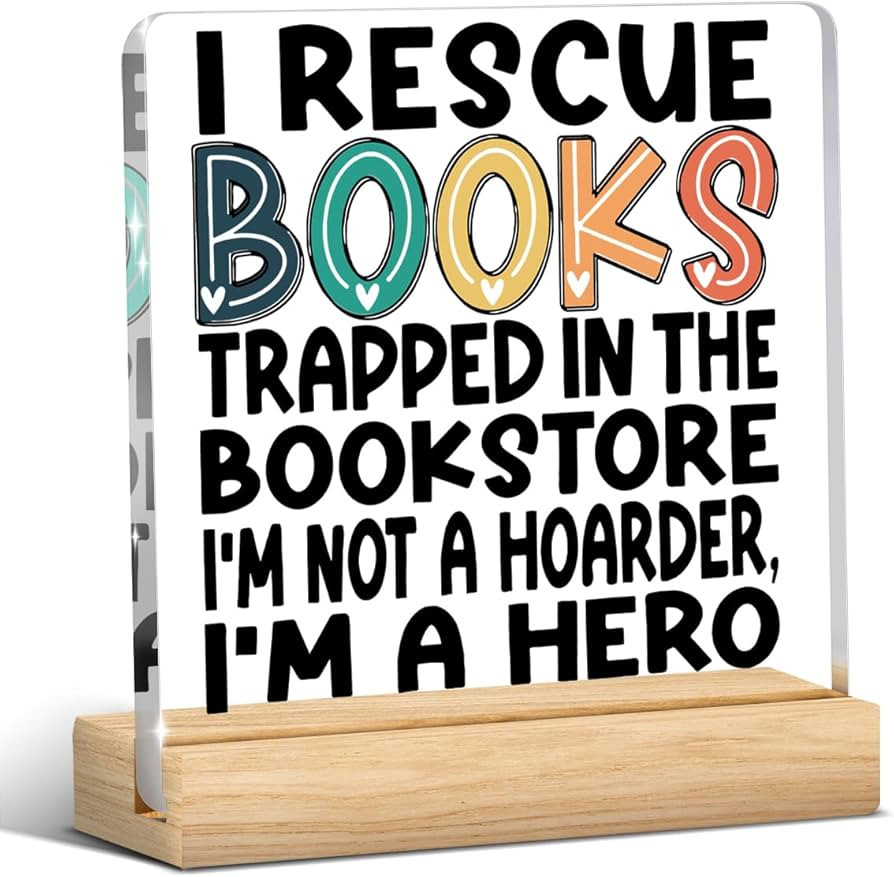 Book Lovers Gifts, Bookish Gifts, Bookshelf Decor, Gift for Book Lovers Bookworms Readers Friends... | Amazon (US)