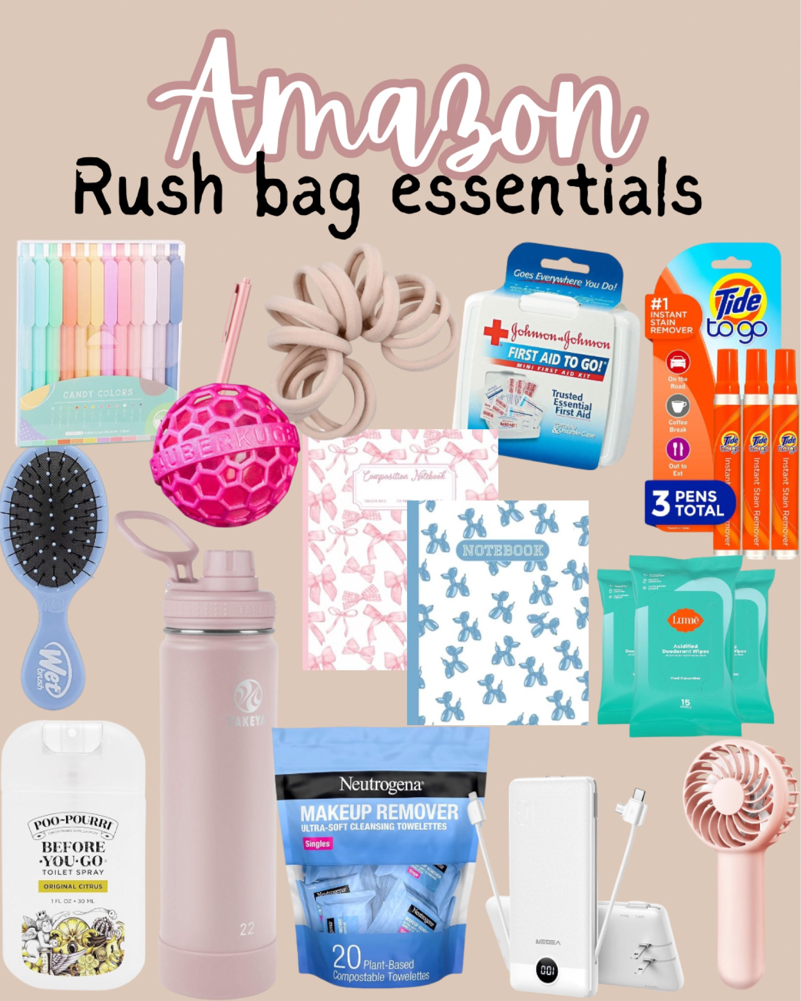 Sorority Rush bag essentials from Amazon! 
Rush, college rush, sorority rush bag, college girl, university, travel essentials, travel size, preppy, Amazon finds, Amazon rush, Amazon college, Amazon dorm, Amazon travel 

#LTKTravel #LTKBacktoSchool #LTKU