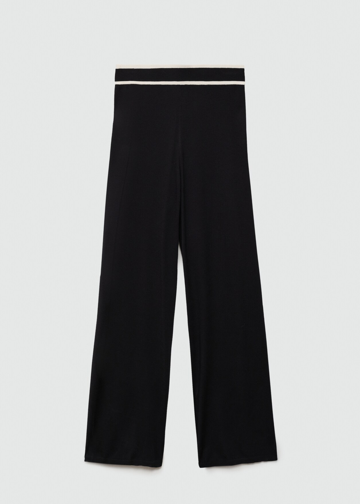 Straight knitted trousers | MANGO (UK)
