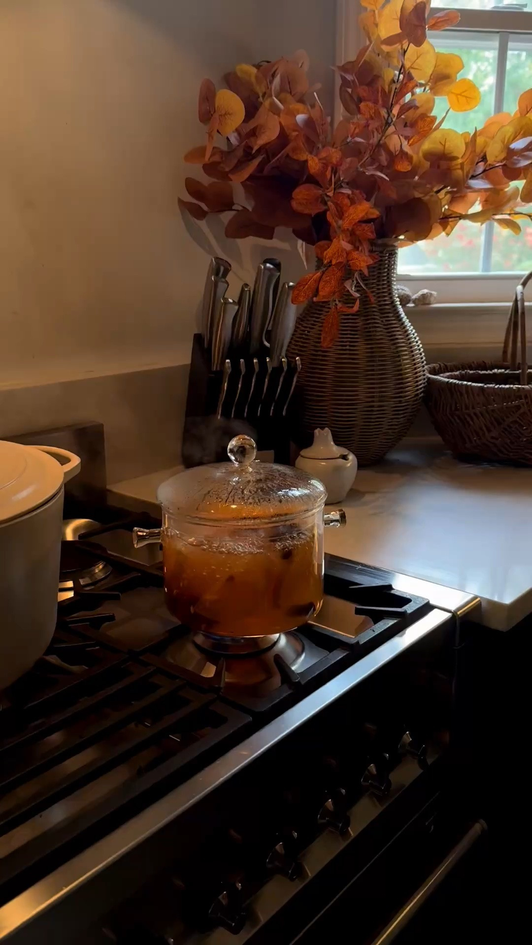 Jack put on the simmering pot and it smells soooo good!! (He added orange and apple slices + a nutmeg pod, a cinnamon stick and star anise!)

#LTKSaleAlert #LTKHome #LTKSeasonal