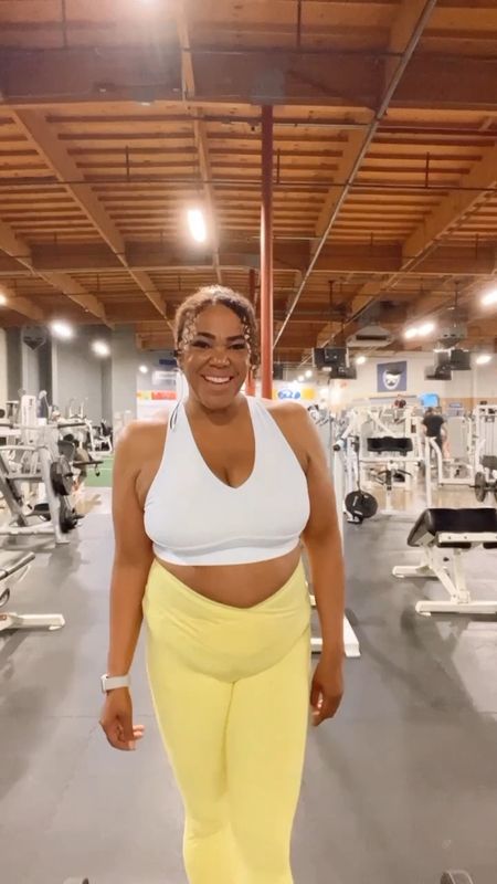 When you go from being unsure if you belong at the gym 💪🏾 #fableticspartner - to wearing bold 🌼Yellow 🌼 leggings!  These have a crossover waist. So good, right? I got both in an xl. Both come in a bunch of colors! 

Hey 🙋🏾‍♀️ Fabletics brings new monthly collections with styles launching every week with inclusive sizing💥!! Go to the link in Bio to shop!  #myfabletics #moveinfabletics 

#LTKcurves #LTKFind #LTKfit