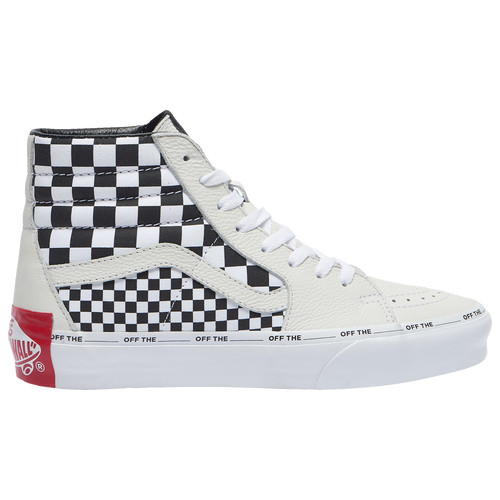 Vans Sk8 Hi - Men's Skate/BMX Shoes - Black / White / Checker, Size 11.0 | Eastbay