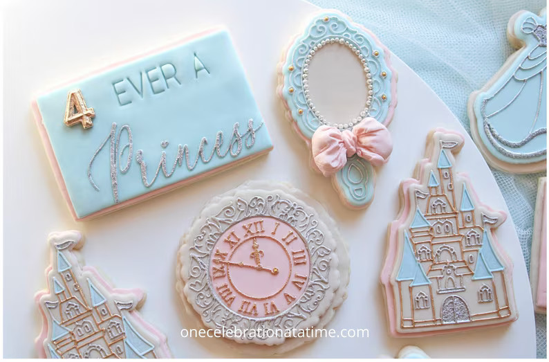 Princess Themed Cookies Customizable Princess Birthday | Etsy | Etsy (US)