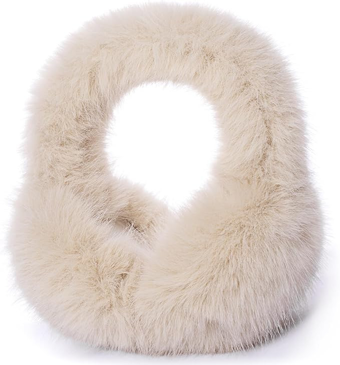 Winter Ear muffs for Women Men, Fluffy Ear Warmer with Thick Faux Ear Covers, Foldable for Conven... | Amazon (US)