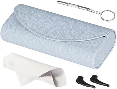 RayLove Ultimate Glasses Case Kit, Hard Shell Sunglasses and Eyeglass Case with Cleaning Cloth, S... | Amazon (US)