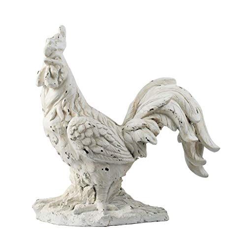 Rooster Figurine - White | Walmart (US)