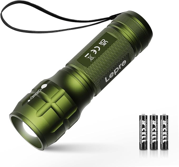 Lighting EVER LED Flashlights High Lumens, Small Flashlight, Waterproof, Adjustable Focus Flash L... | Amazon (US)