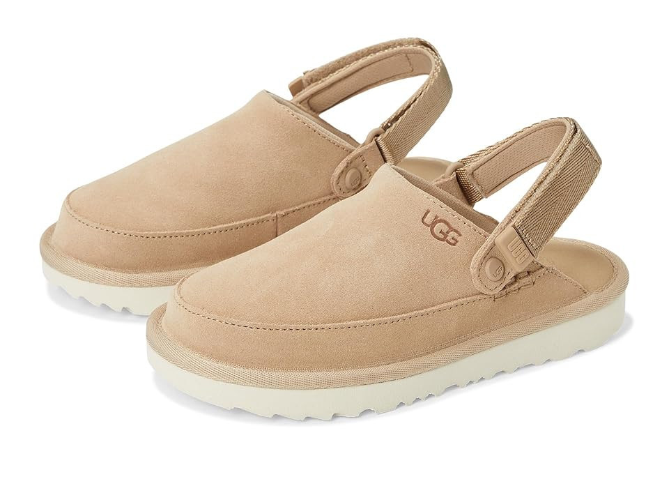 UGG Kids Goldenstar Clogs (Toddler/Little Kid) Kids Shoes Sand : 10 Toddler M, Suede | Zappos