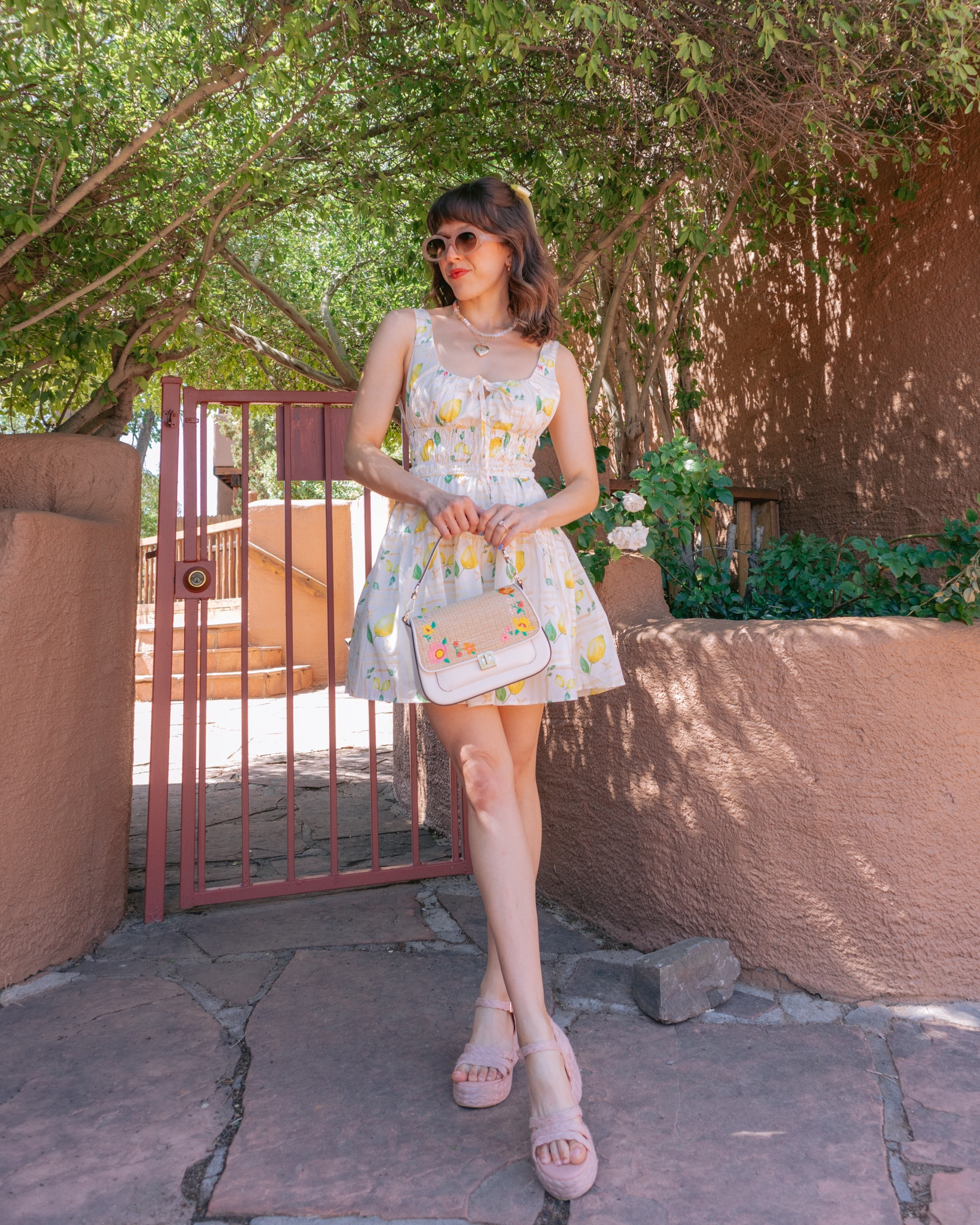 Summer dress, lemon dress, vacation dress, charm necklace, beaded necklace 

#LTKStyleTip #LTKFindsUnder100 #LTKSeasonal