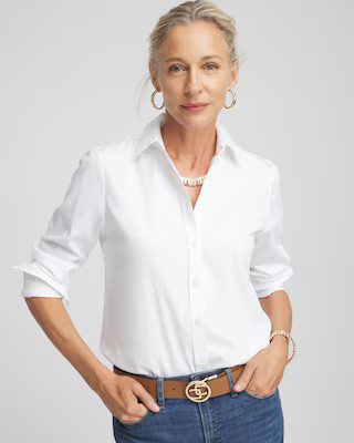 No Iron™ Stretch Shirt | Chico's