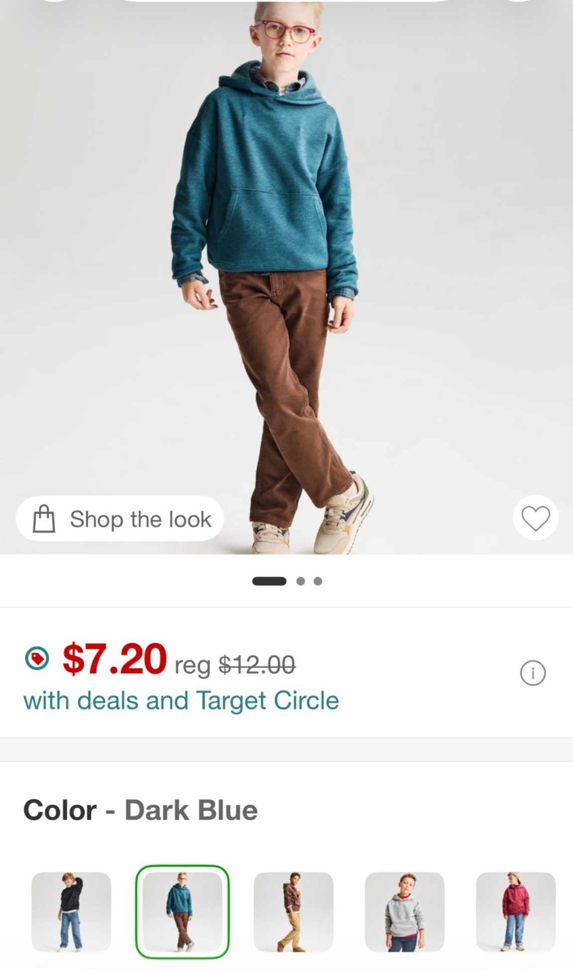 Such a great price for a boys hoodie!