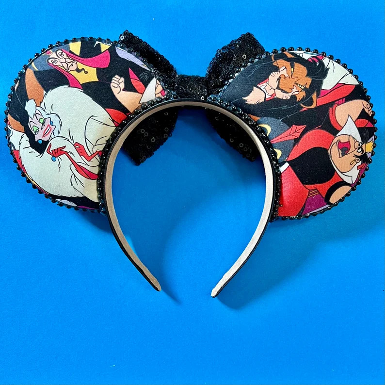 Villains Mouse Ears - Etsy | Etsy (US)