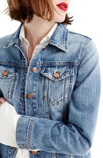 Women's J.crew Classic Denim Jacket | Nordstrom