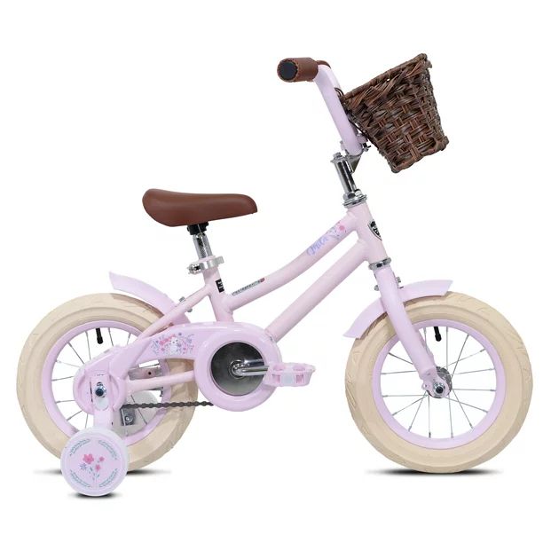 Kent 12" Mila Girl's Basket Front Bike, Pink - Walmart.com | Walmart (US)