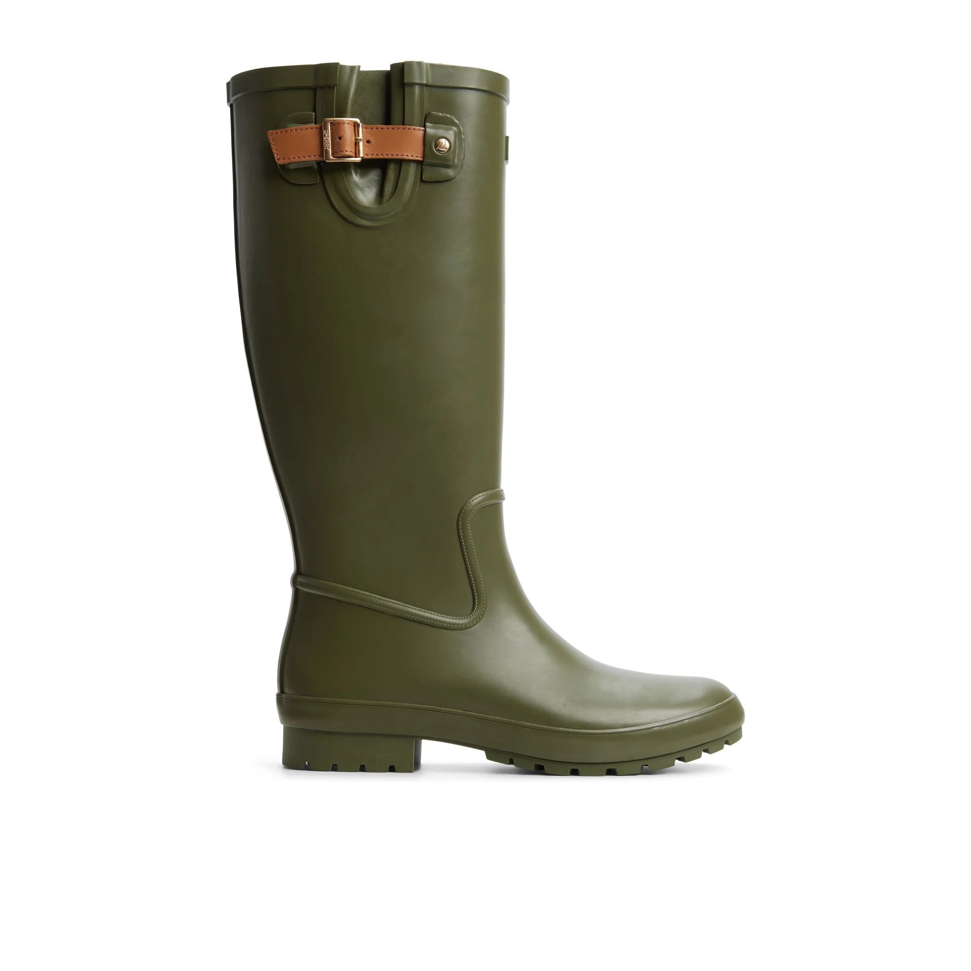 Drizzle Knee High Rain Boot Khaki | Sperry | Sperry US