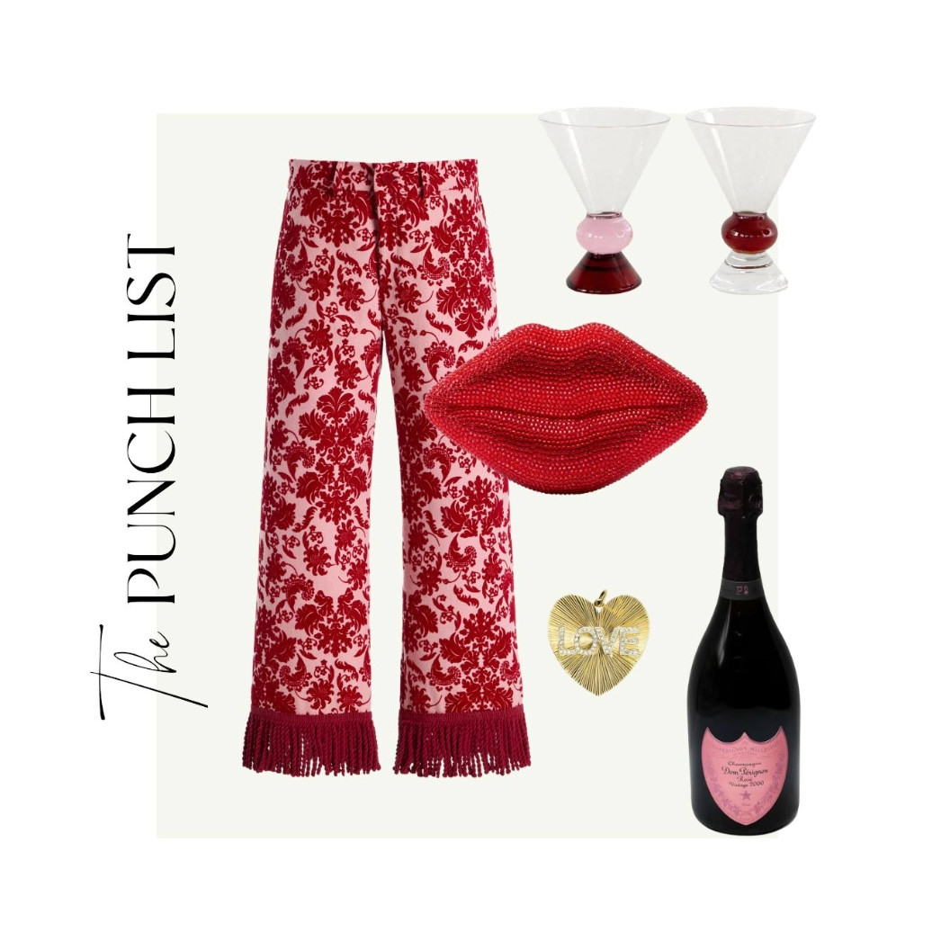 THE PUNCH LIST: Bottoms up! Valentine's Day outfit ideas, glassware, snacks and more 🌹❤️ 

 #LTKValentine #LTKootd