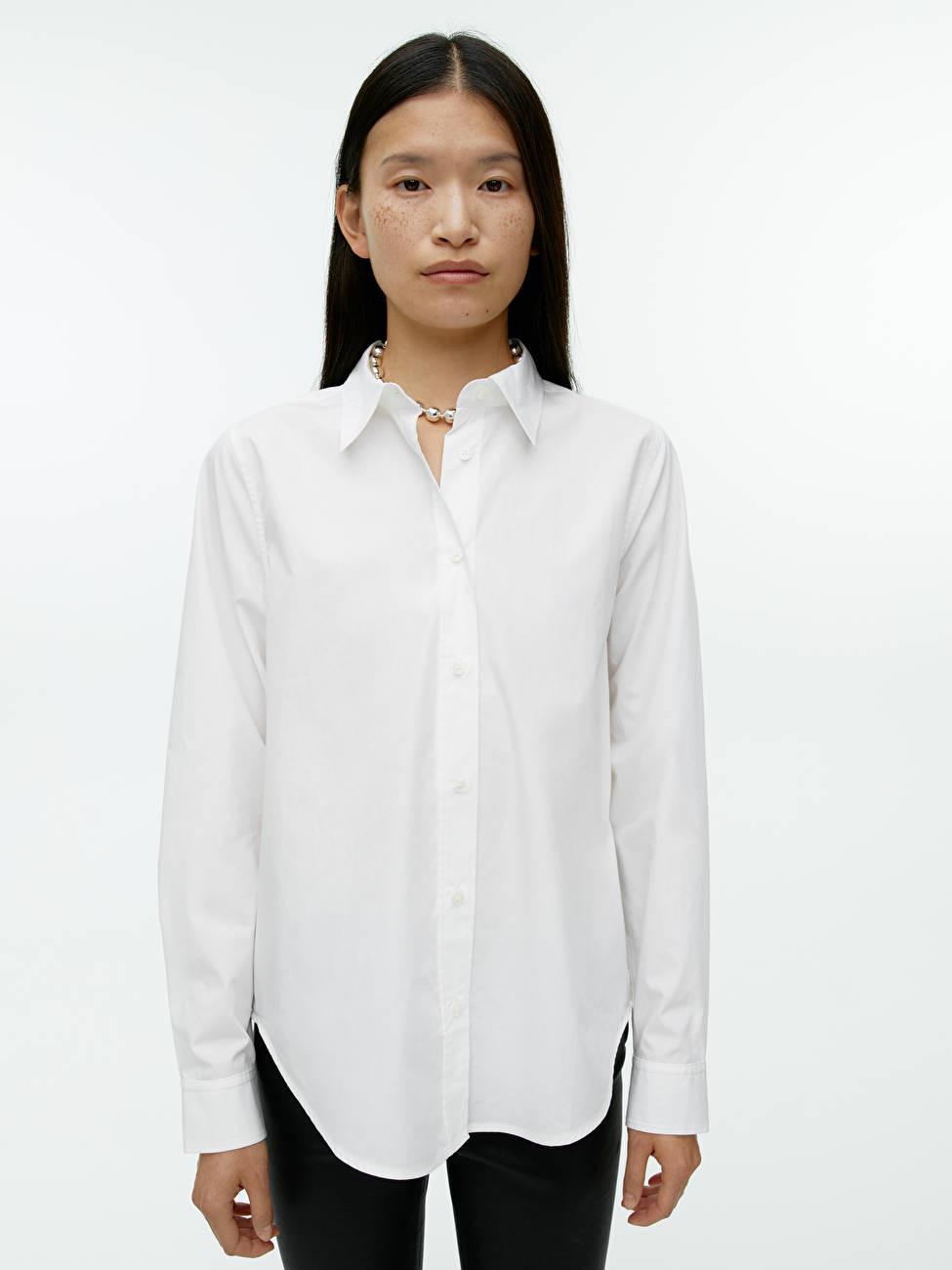 Straight Cut Poplin Shirt | ARKET (US&UK)