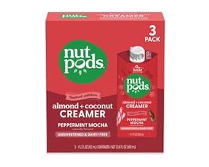 nutpods Peppermint Mocha, (3-Pack), Unsweetened Dairy-Free Creamer, Made from Almonds and Coconut... | Amazon (US)