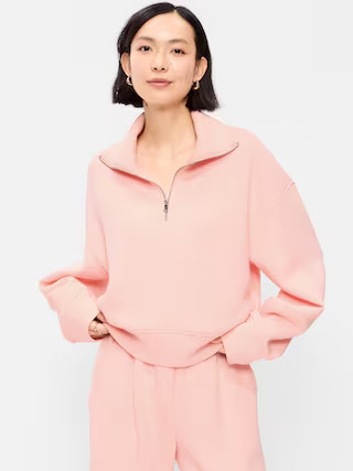 Bounce Fleece Half-Zip Pullover Sweatshirt | Old Navy (US)