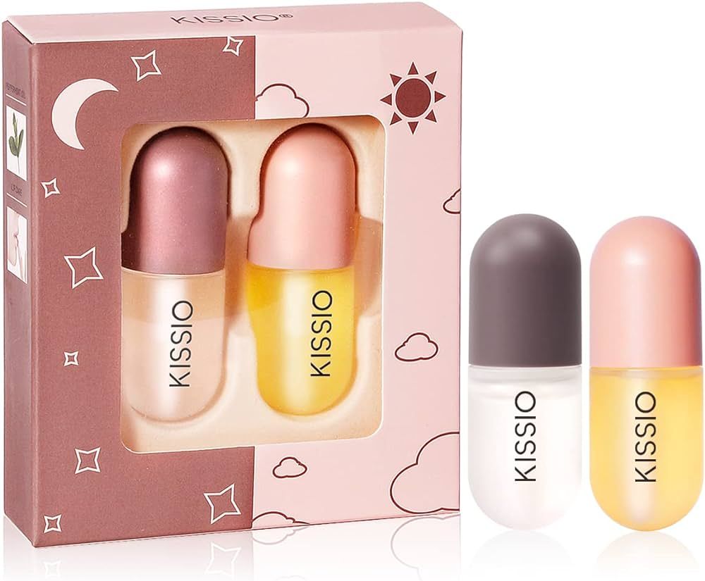 KISSIO Lip Plumper Set,Natural Lip Plumper,Lip Care, Lip Plumper Gloss,Lip Moisturizing Beautiful... | Amazon (US)