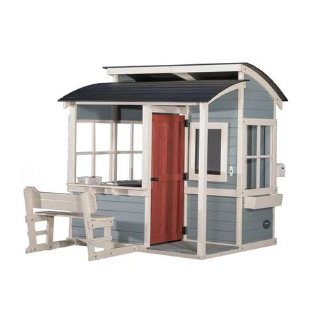 Backyard Discovery Breezy Point Wooden Playhouse with Kitchen | Walmart (US)