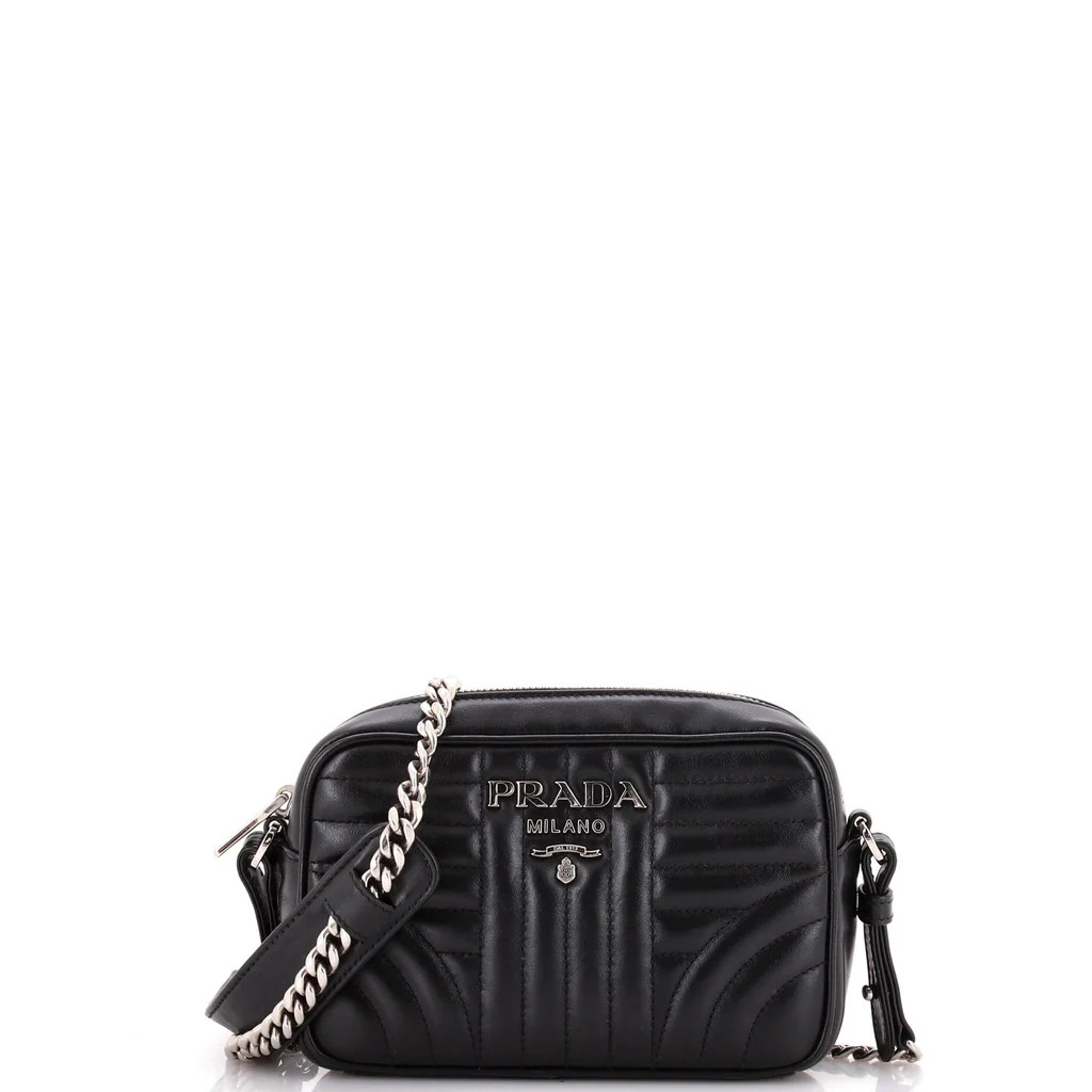 Camera Bag Diagramme Quilted Leather Mini | Rebag