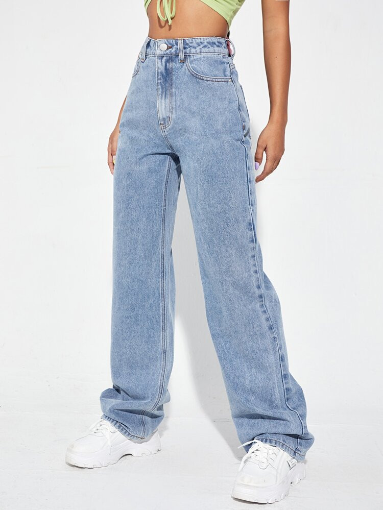 High Waist Wide Leg Jeans | SHEIN