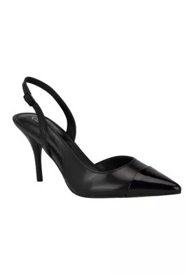 Calvin Klein Women's Corinny Pointy Toe Dress Slingback Heels | Belk