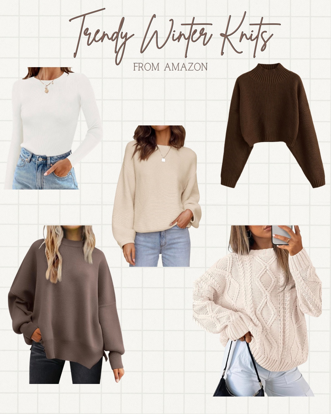 Obsessed with these Amazon sweater finds 🤍 Affordable, trendy, and perfect for everyday outfits. Everything is linked in my LTK ✨

#LTKfinds #LTKunder50 #AmazonFinds #AmazonFashion #SweaterWeather #CozyStyle #AffordableFashion #WinterWardrobe #ClosetStaples

#LTKFindsUnder50 #LTKSeasonal #LTKSaleAlert