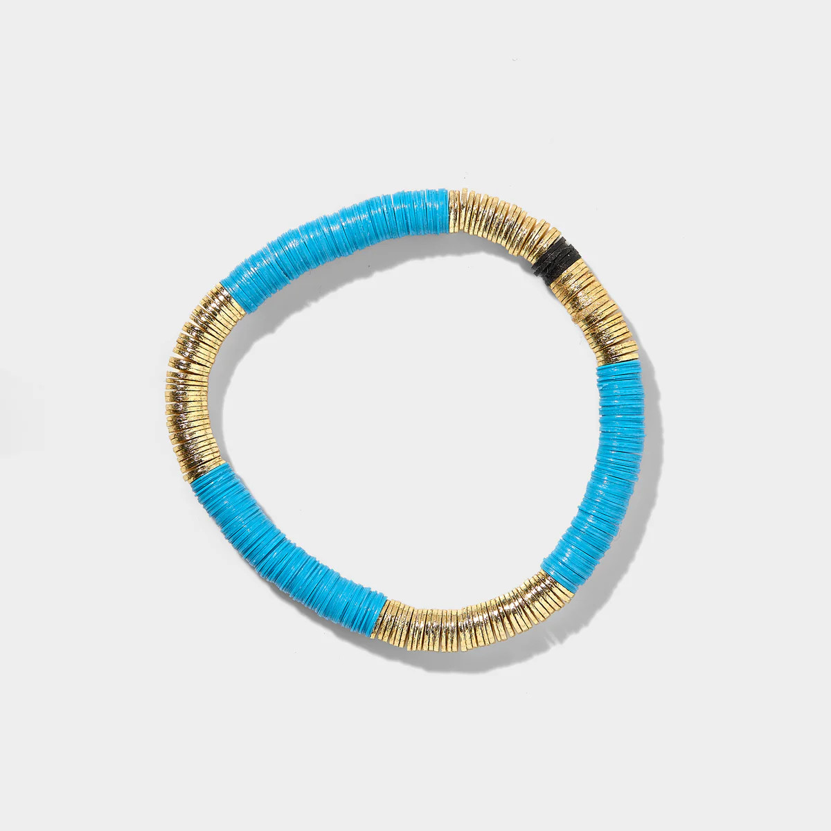 Sapphire Blue Vinyl Bracelet 6mm | Allie + Bess