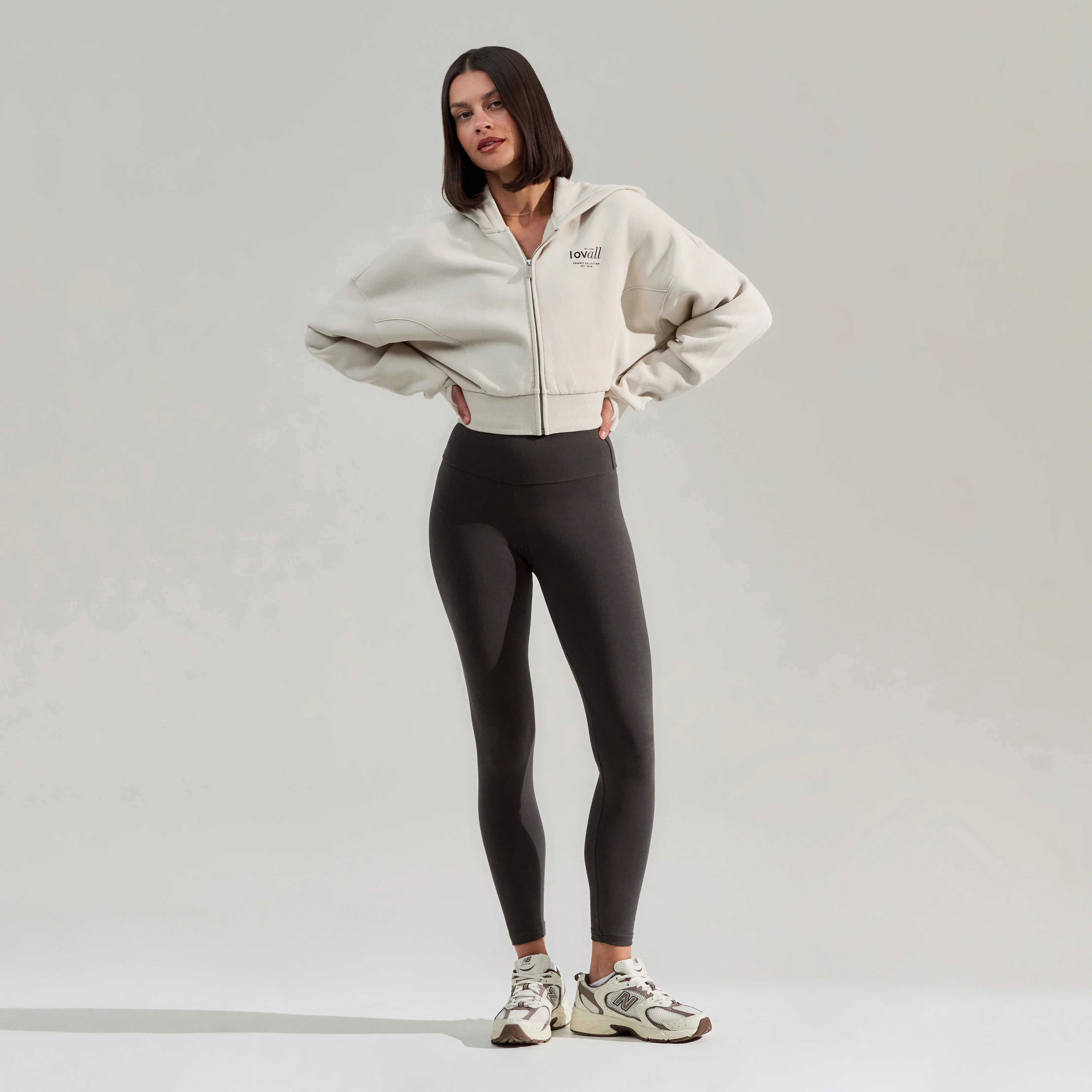 Everyday High Waisted Leggings | Black Coffee | LOVALL