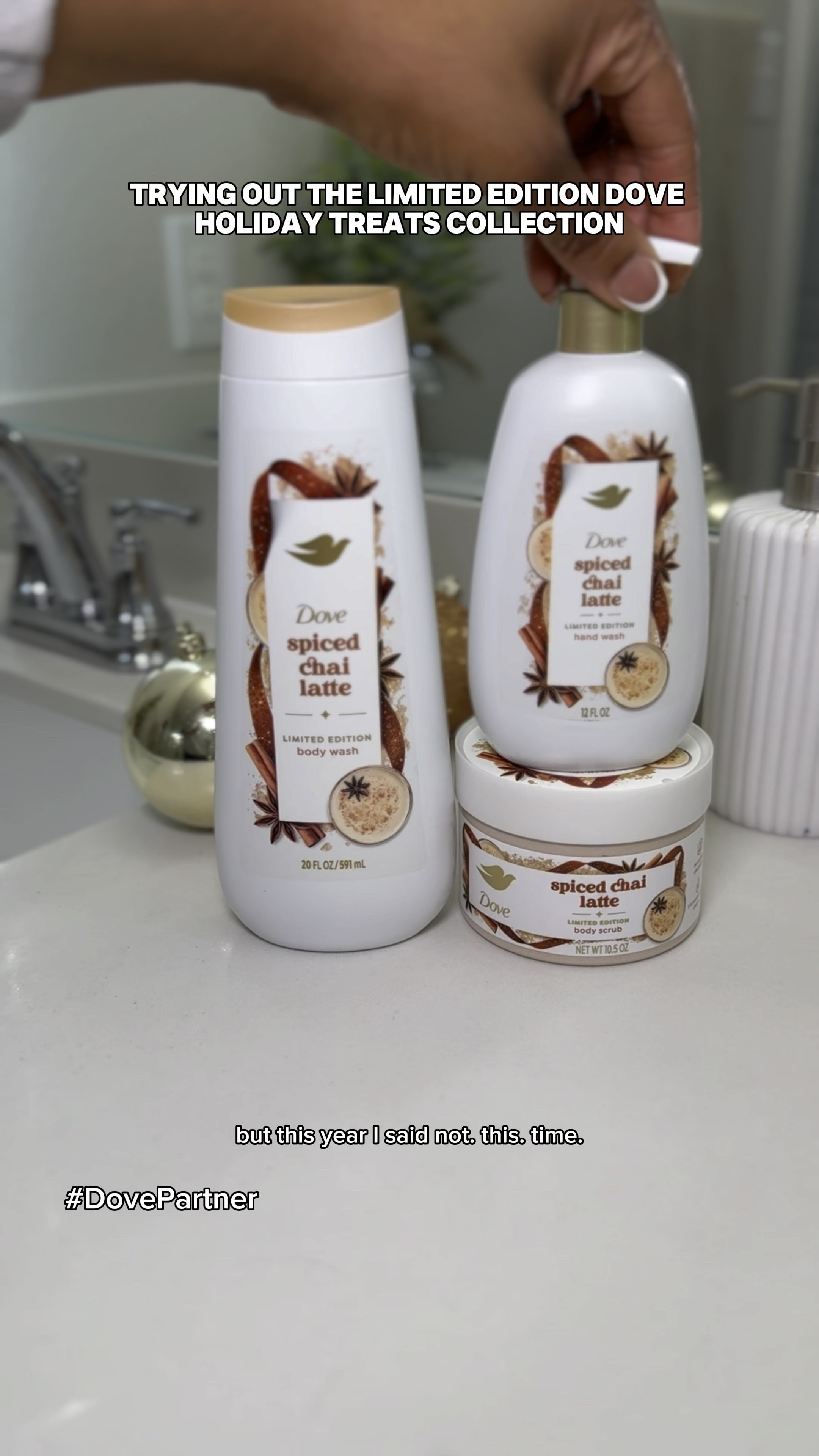 It’s BACK! The limited time Holiday Dove Collection is here again for a limited time. I would 10/10 recommend this because the smell is incredible. If you do try it out let me know! You can find this at your local Walmart, and other scents at HEB or target as well. 

#LTKHoliday #LTKSeasonal #LTKBeauty