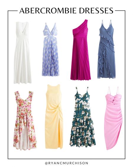Spring dresses from Abercrombie, spring outfit ideas, spring style 

#LTKstyletip #LTKSeasonal #LTKfindsunder100