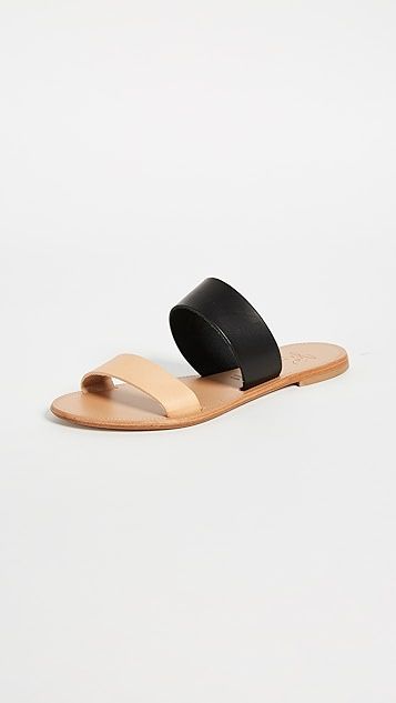 A La Plage Sable Two Band Sandals | Shopbop