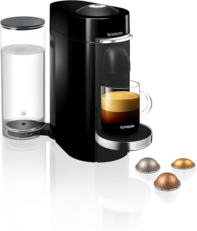 Nespresso VertuoPlus Coffee and Espresso Machine by De'Longhi, Black Matte | Amazon (CA)