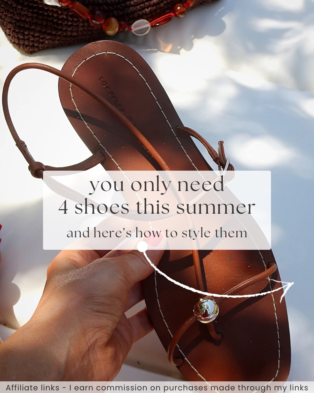 Affiliate links - I earn commission on purchases made through my links | summer sandals and shoes must haves