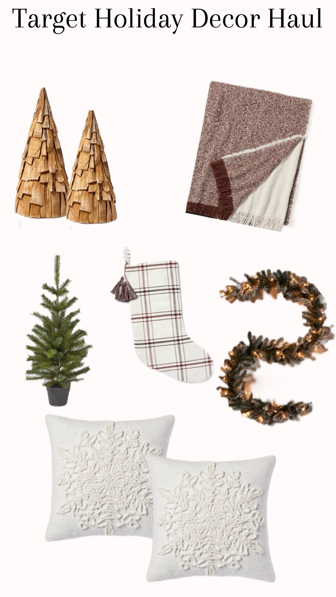 Neutral Target holiday home decor! #HolidayDecor #Target #Christmas #ChristmasDecor

#LTKHoliday #LTKunder50 #LTKSeasonal