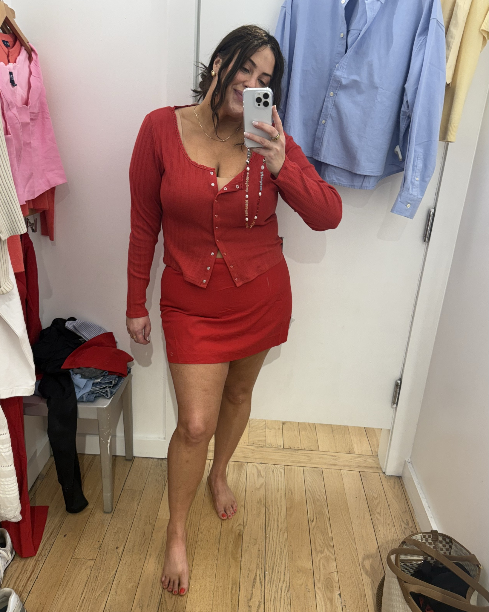 Cute cardigan and skirt. They have other colors in cardi and I love them all. In XL (tts) in skort and cardi but skort waist does run slightly larger. Also comes with matching top 

#LTKSaleAlert #LTKMidsize #LTKFindsUnder50