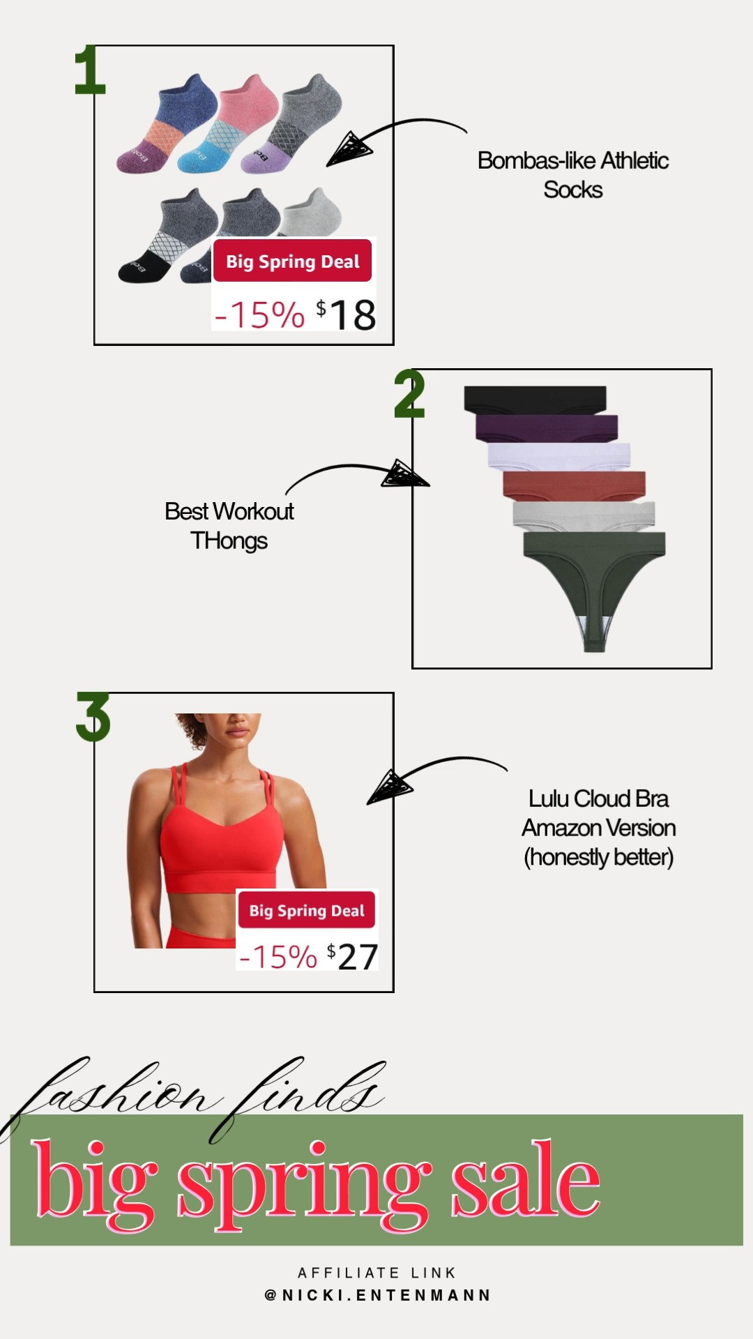 Upgrade your workout gear with these essentials! From soft athletic socks to comfy thongs, these picks will keep you stylish and comfy. 
#WorkoutEssentials #AmazonFinds #FashionFinds #FitnessGear 

 #LTKootd #LTKActive #LTKSaleAlert