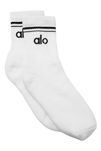 Unisex Half-Crew Throwback Sock - White/Black | Amazon (US)