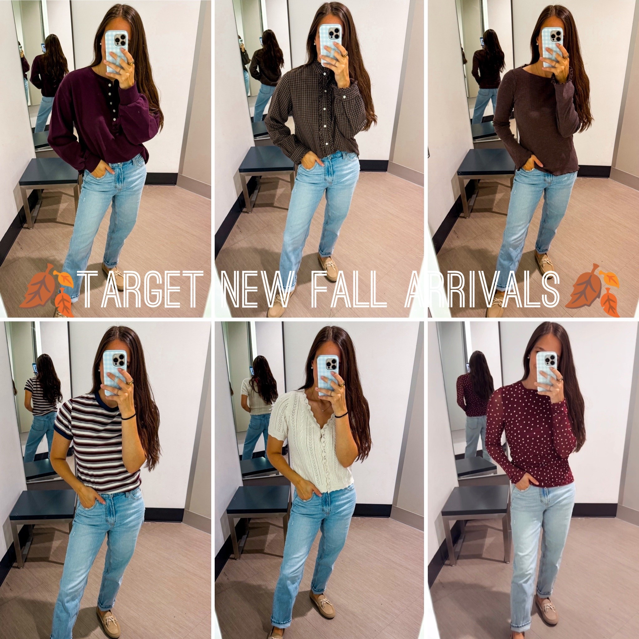 @Target fall new arrivals! Wearing XS in all tops! Size small in striped tee. Denim linked similar, shoes tts

#LTKootd #LTKgrwm #LTKmomlife