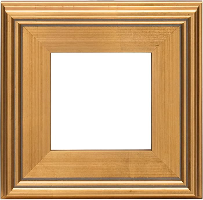 Creative Mark 6x6 Plein Air Style Frame, Hand Leafed Gold, Museum Quality | Amazon (US)