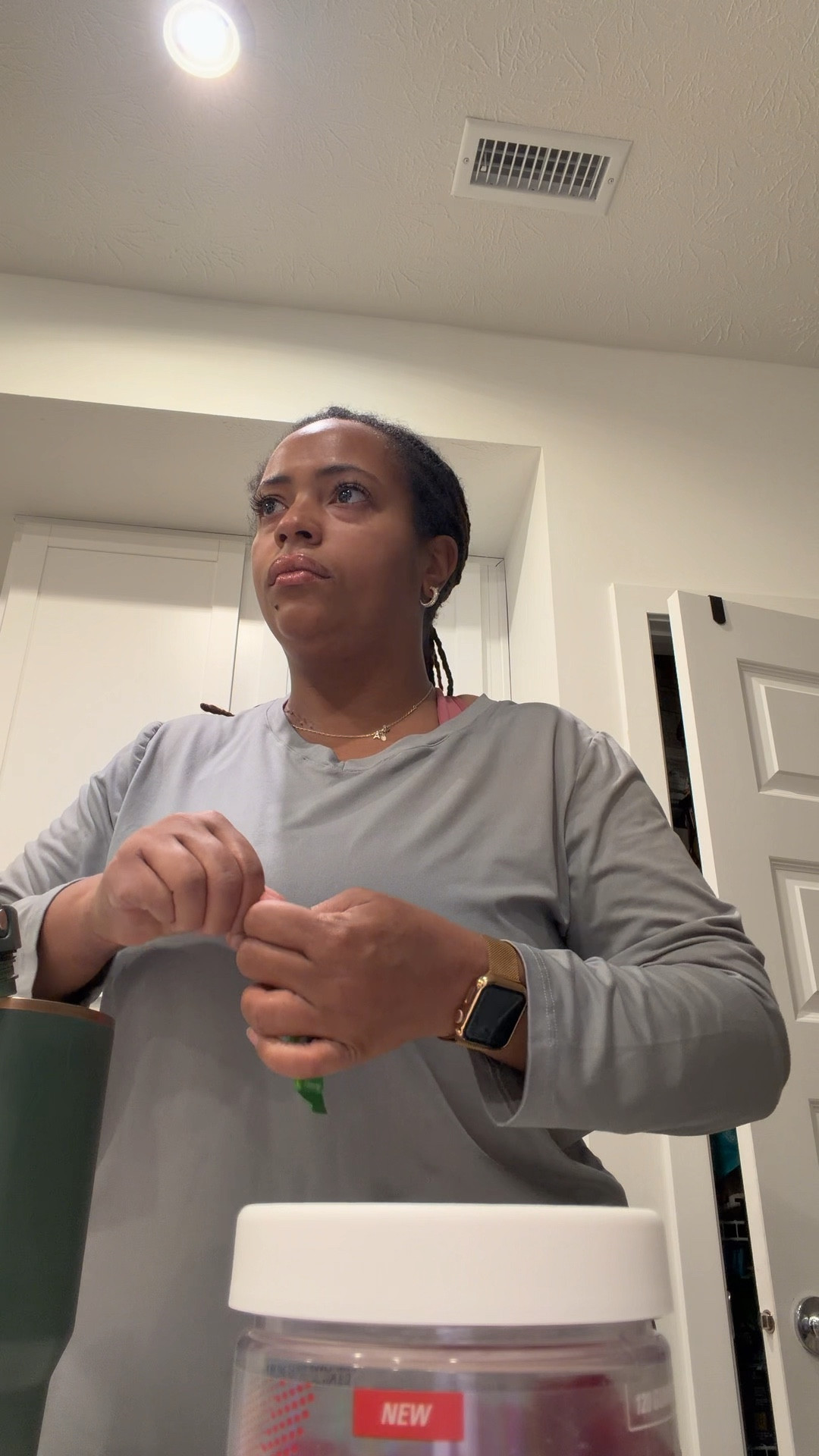 Turning myself into a 5am workout baddie  

#LTKmomlife #LTKselfcare #LTKdayinmylife